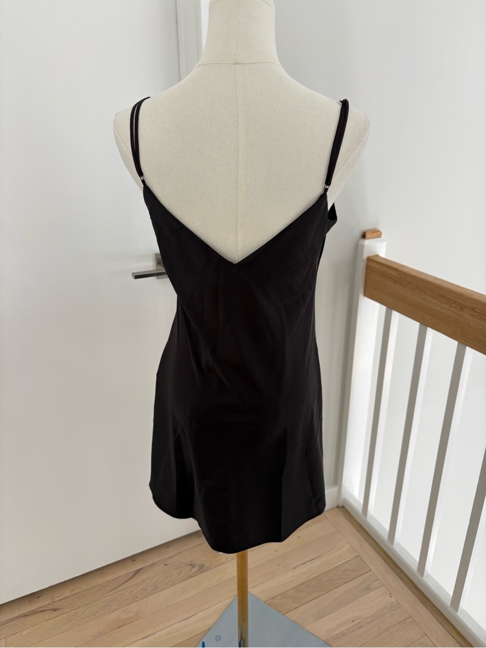 stradivarius Black Spaghetti Strap Dress - Picture 3 of 6